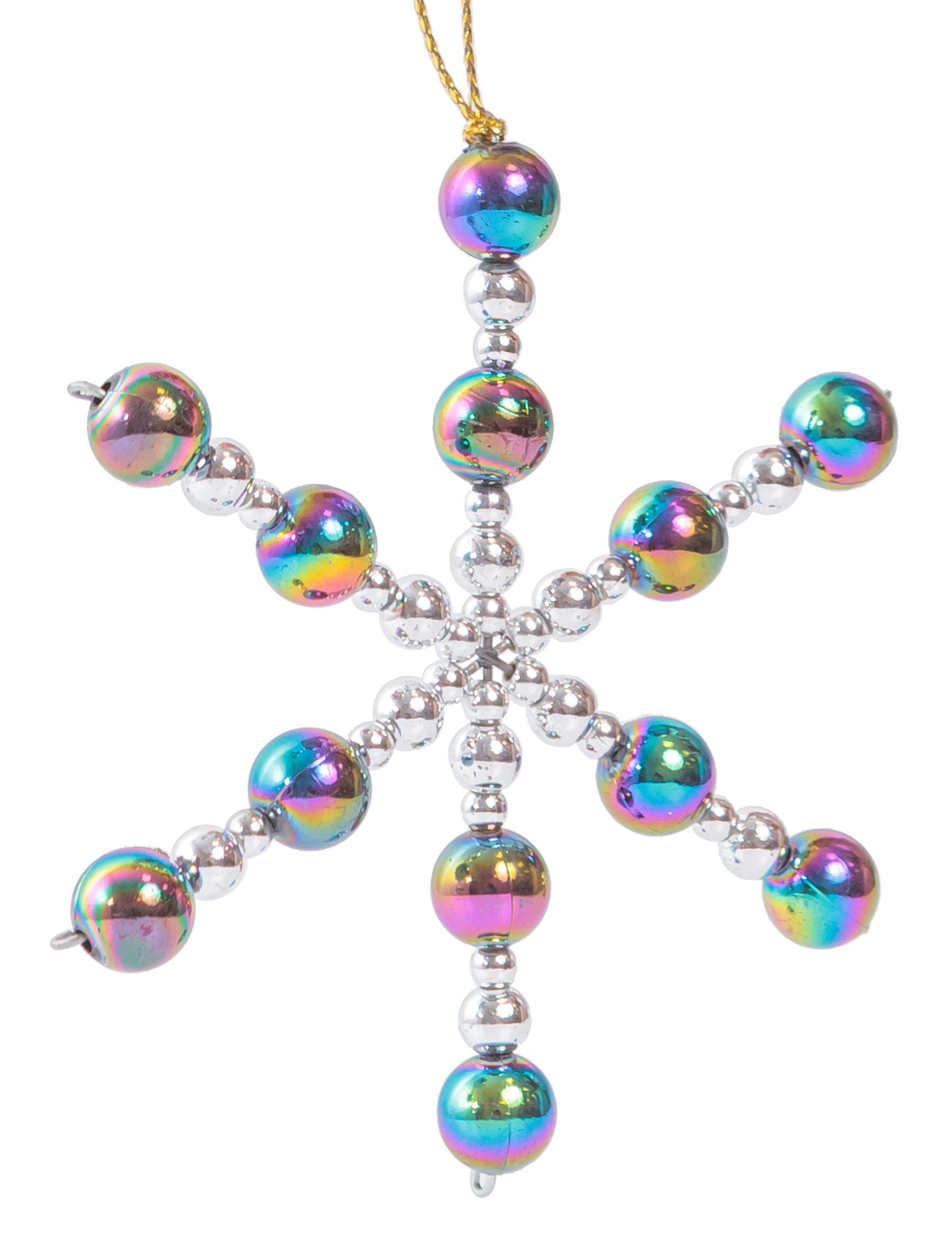 Украшение новогоднее Снежинка 8,5x7,5x1см арт.94418 по цене 