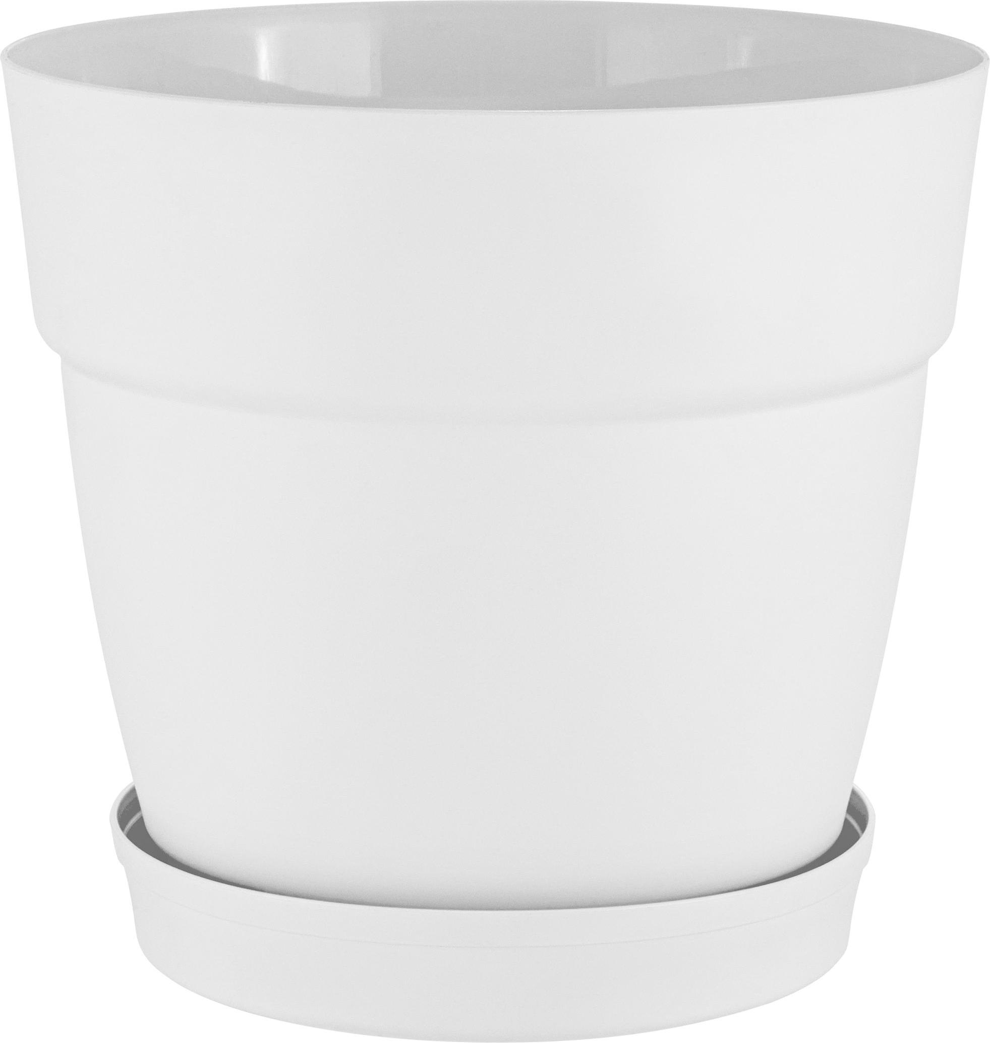 Горшок ИнГрин Вилла де Фиори с поддоном 4л 20см, белоснежный жасмин по цене 