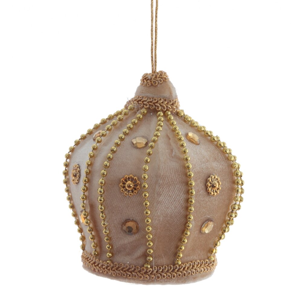 Изделие декоративное подвесное Корона 8х8х9см арт.806870 по цене 