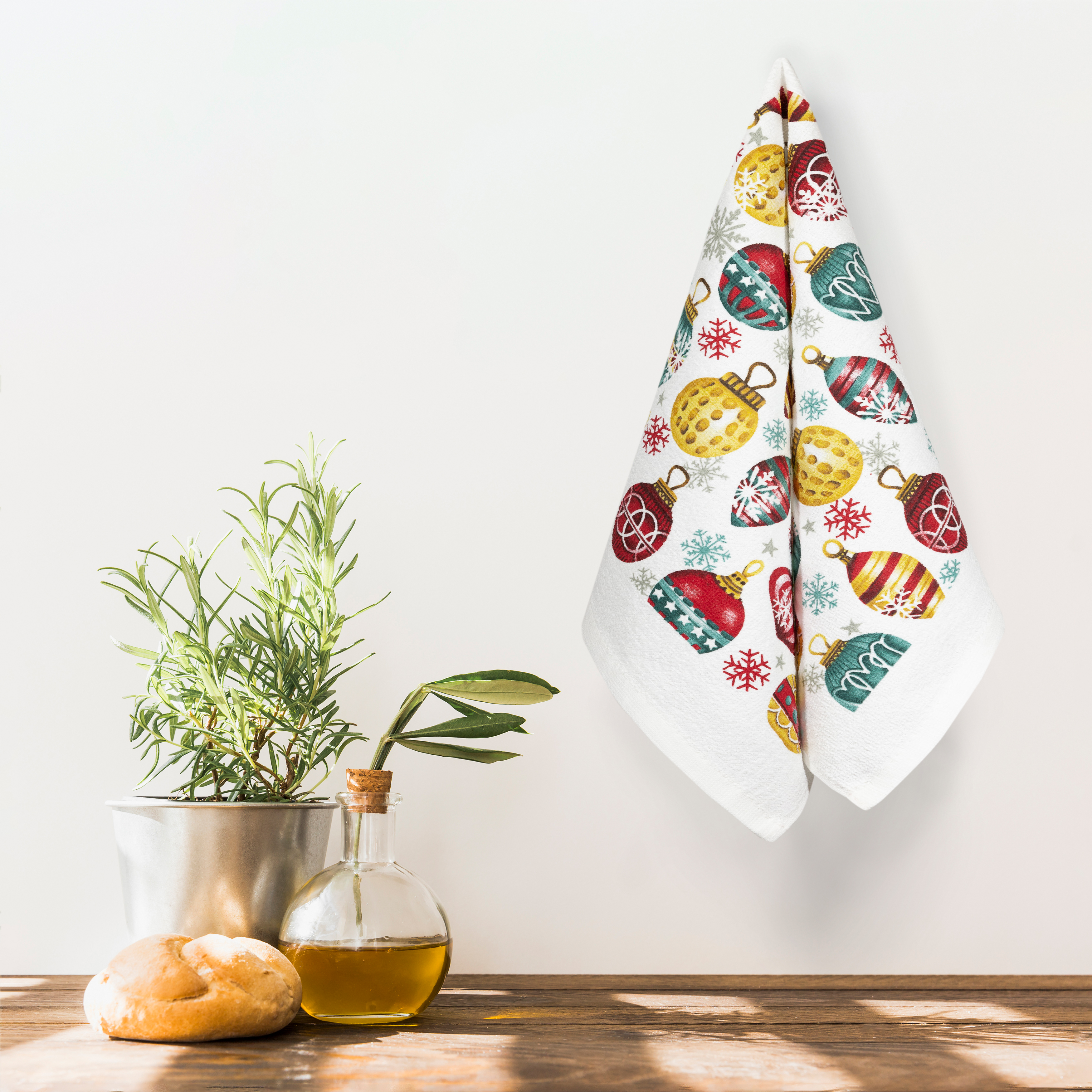 Полотенце кухонное Калейдоскоп белый 38х63см, арт.КАЛЕЙДОСКОП по цене 