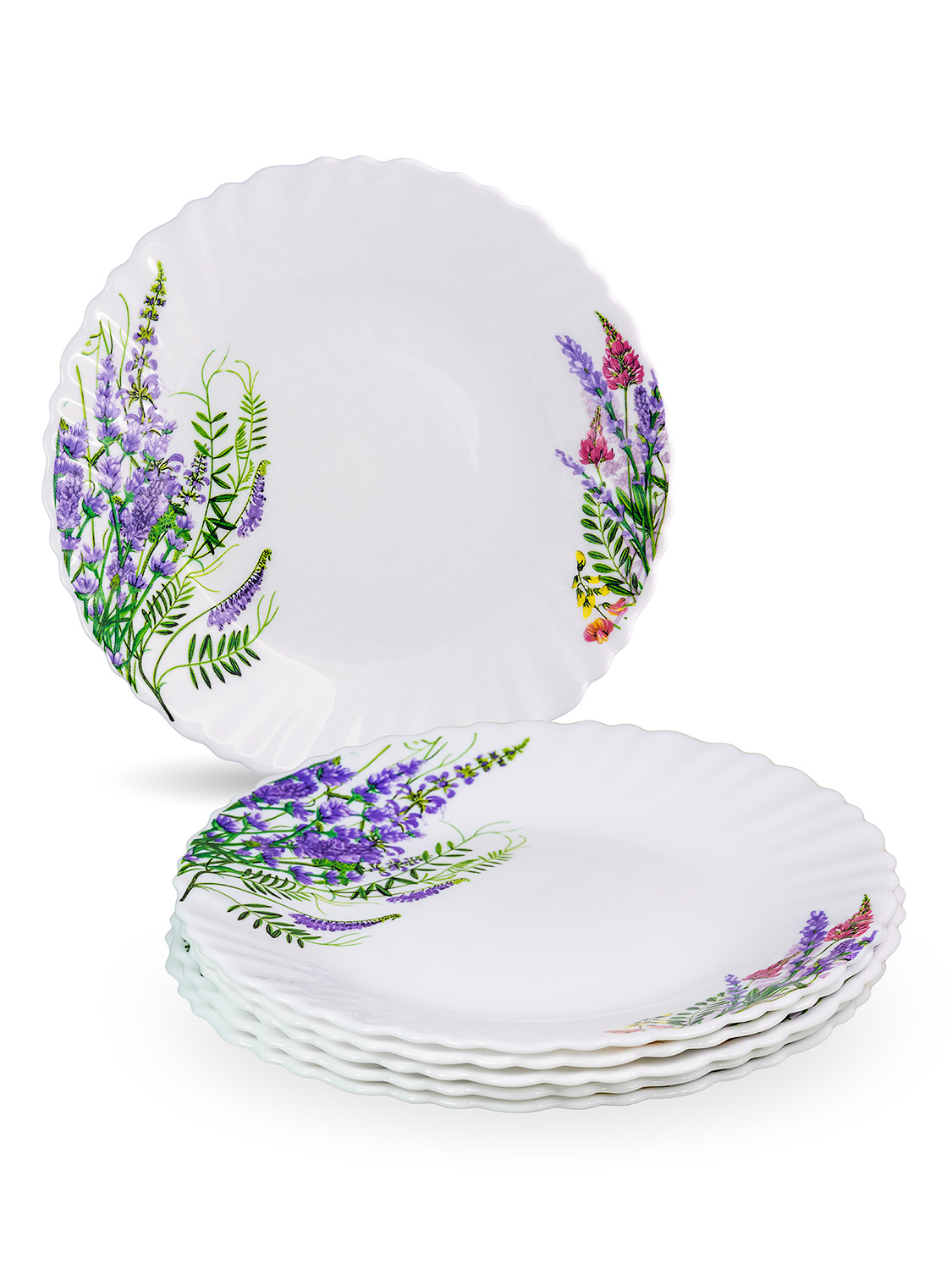 Тарелка десертная Лаванда 19см, стекло арт.MFK21041 по цене 