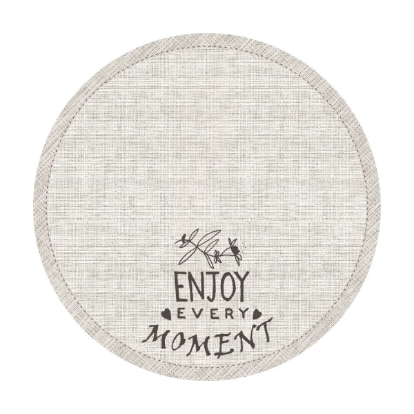 Салфетка сервировочная круглая Лен, пвх 36см по цене 