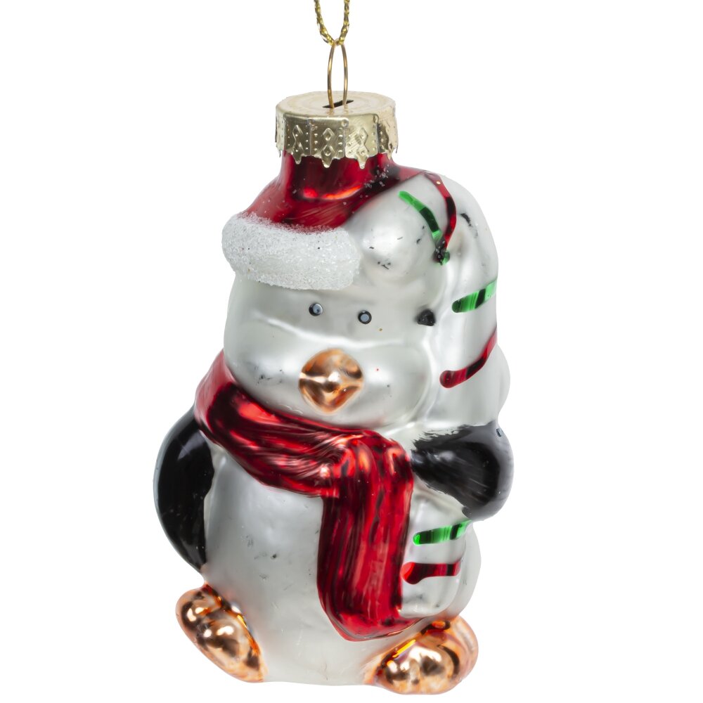 Украшение новогоднее Пингвин 5,5х4,5х9,5см по цене 