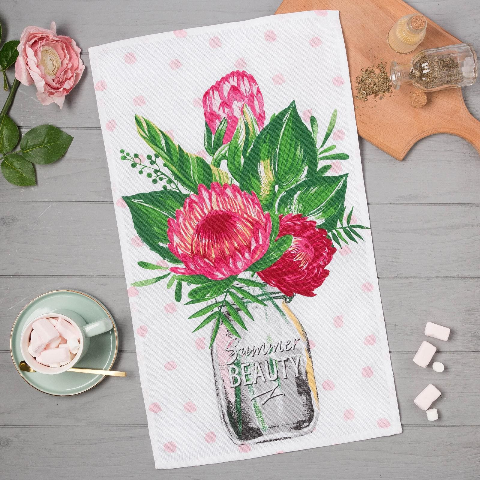 Полотенце кухонное Доляна Протея 35х60см арт.4682730 по цене 