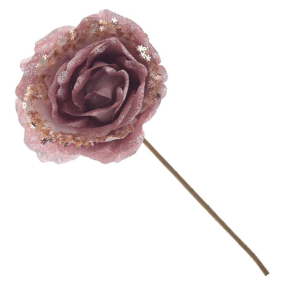 Цветок искусственный Роза 11х11х27см арт.812252 по цене 