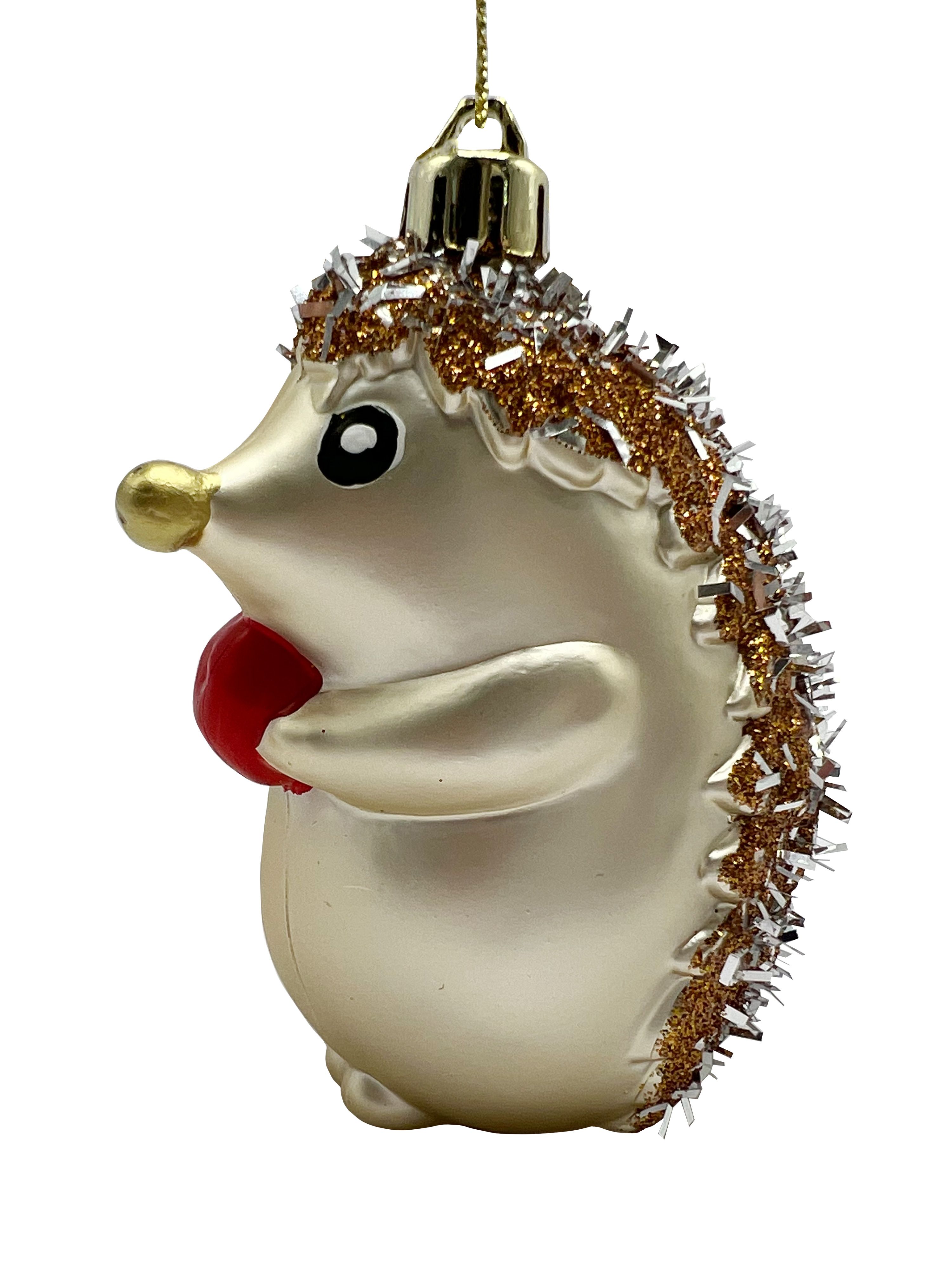 Украшение новогоднее Ежик 9см, пластик арт.95370 по цене 