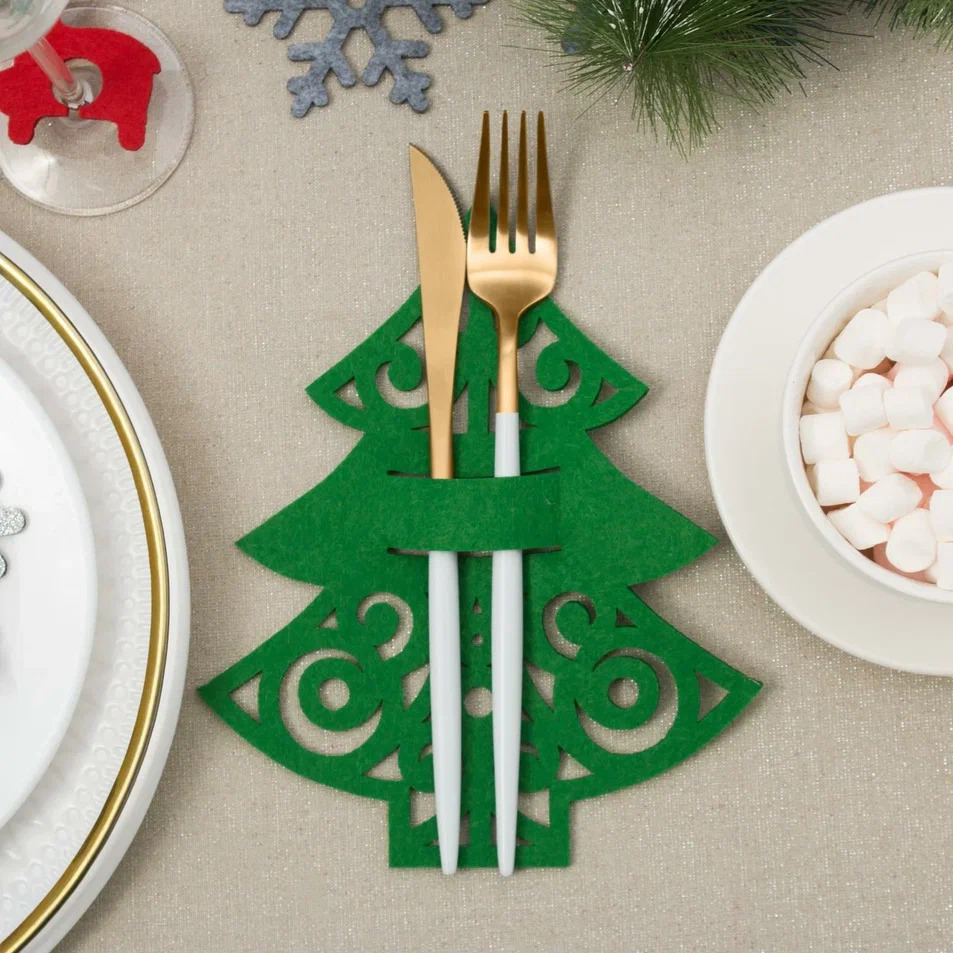 Конверт для столовых предметов Елочка 17х22см арт.4348544 по цене 