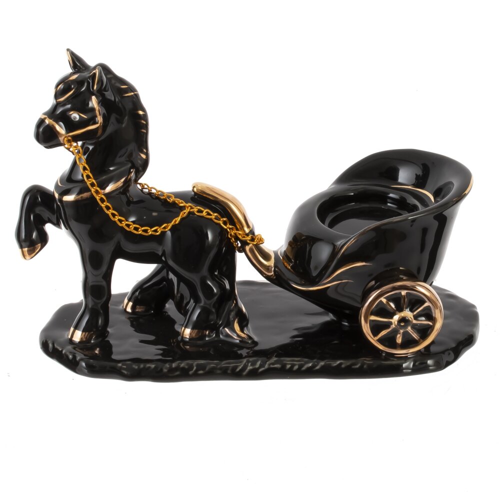 Фигурка Лошадка с подсвечником 16,5х7х12см арт.822599 по цене 