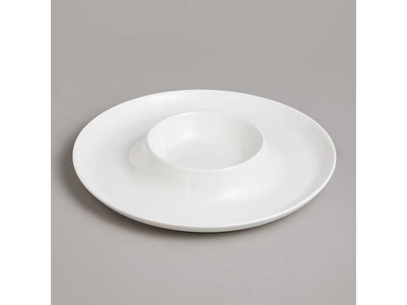 Менажница Лефард Натив 2 секции 25,5x4см, фарфор арт.761-178 по цене 