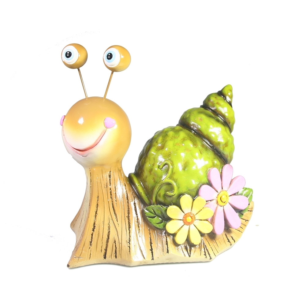 Фигура декоративная Улитка (с острым панцирем) 11х20х20см, полистоун арт.718035/F800 по цене 