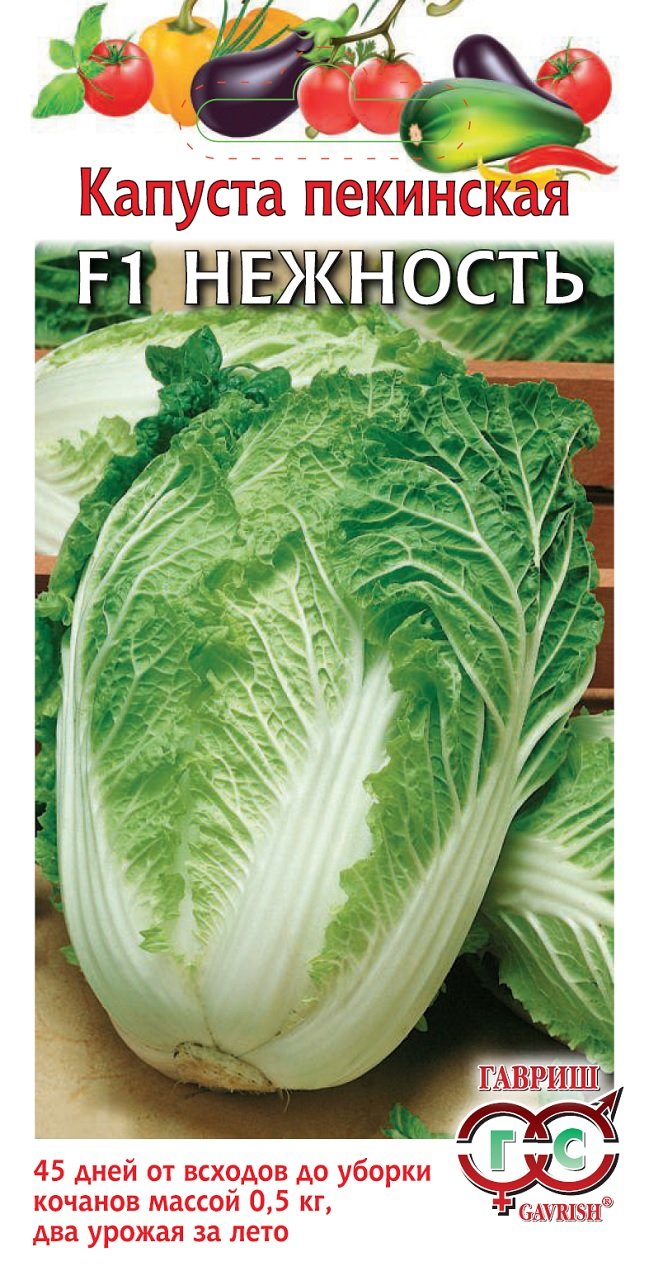 Семена капуста пекинская Нежность F1 0,2г Гавриш 