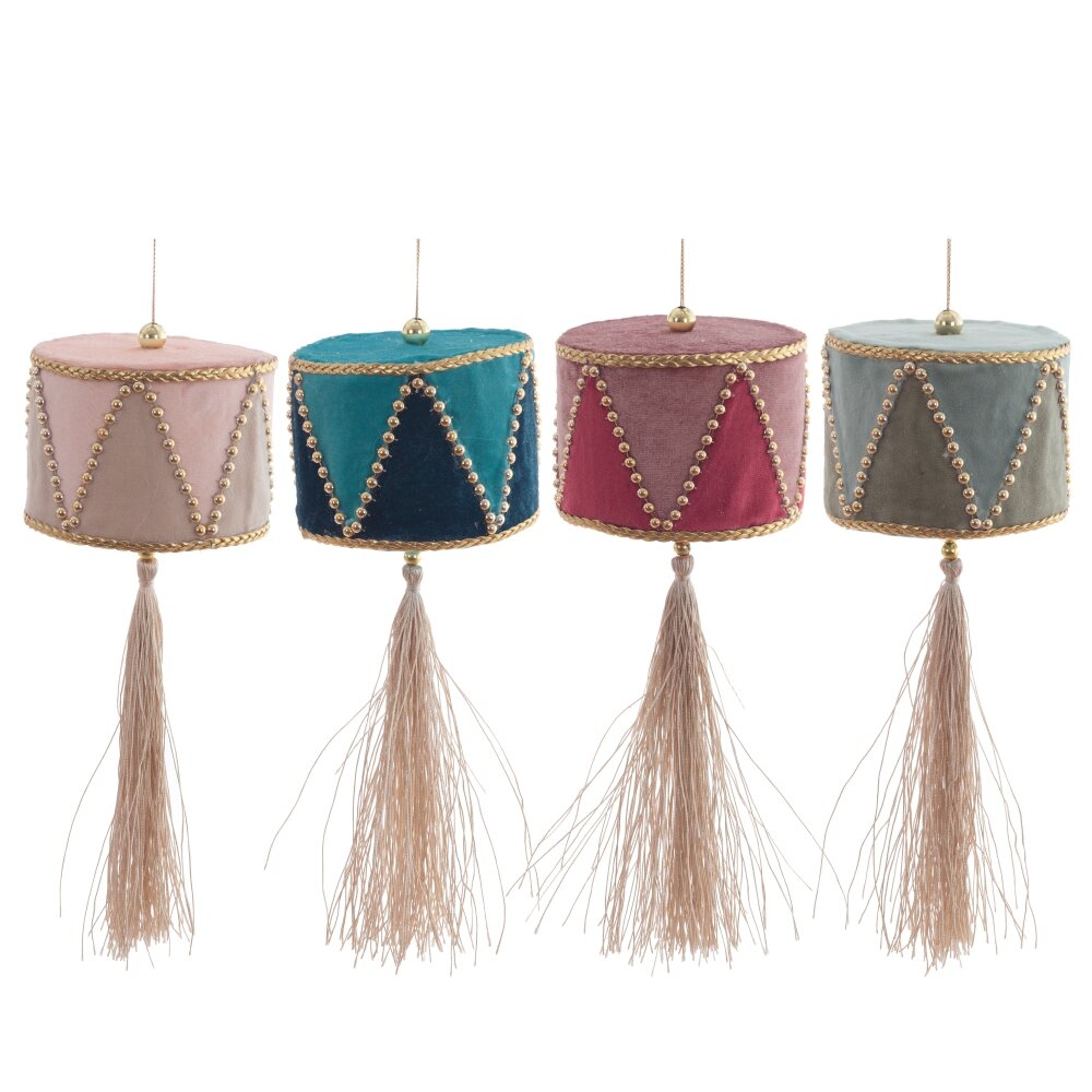 Украшение новогоднее Барабан 10,5х10,5х29см 4в. арт.808693 по цене 