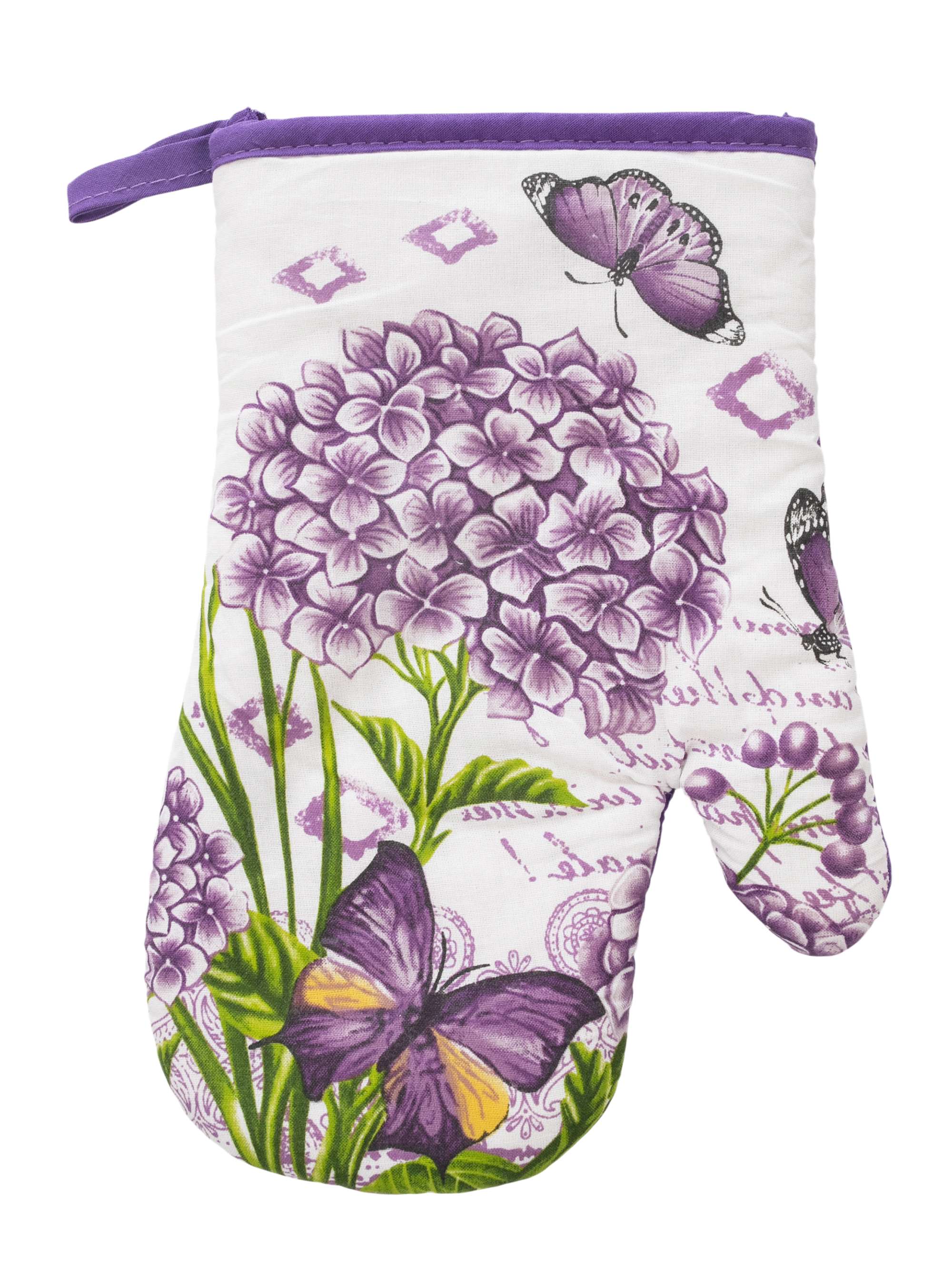 Прихватка-рукавица 17х27см правая, хлопок арт.РОЗА_1R по цене 