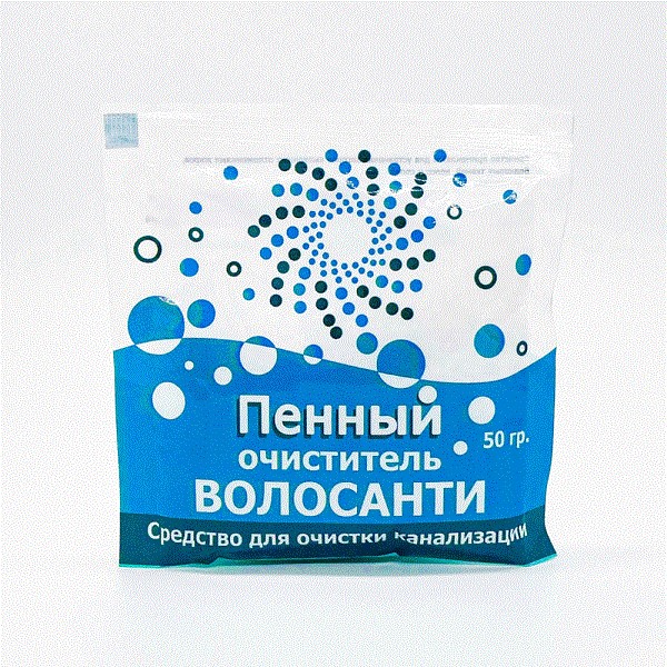 Очиститель труб пенный "ВОЛОСАНТИ" 50 гр по цене 