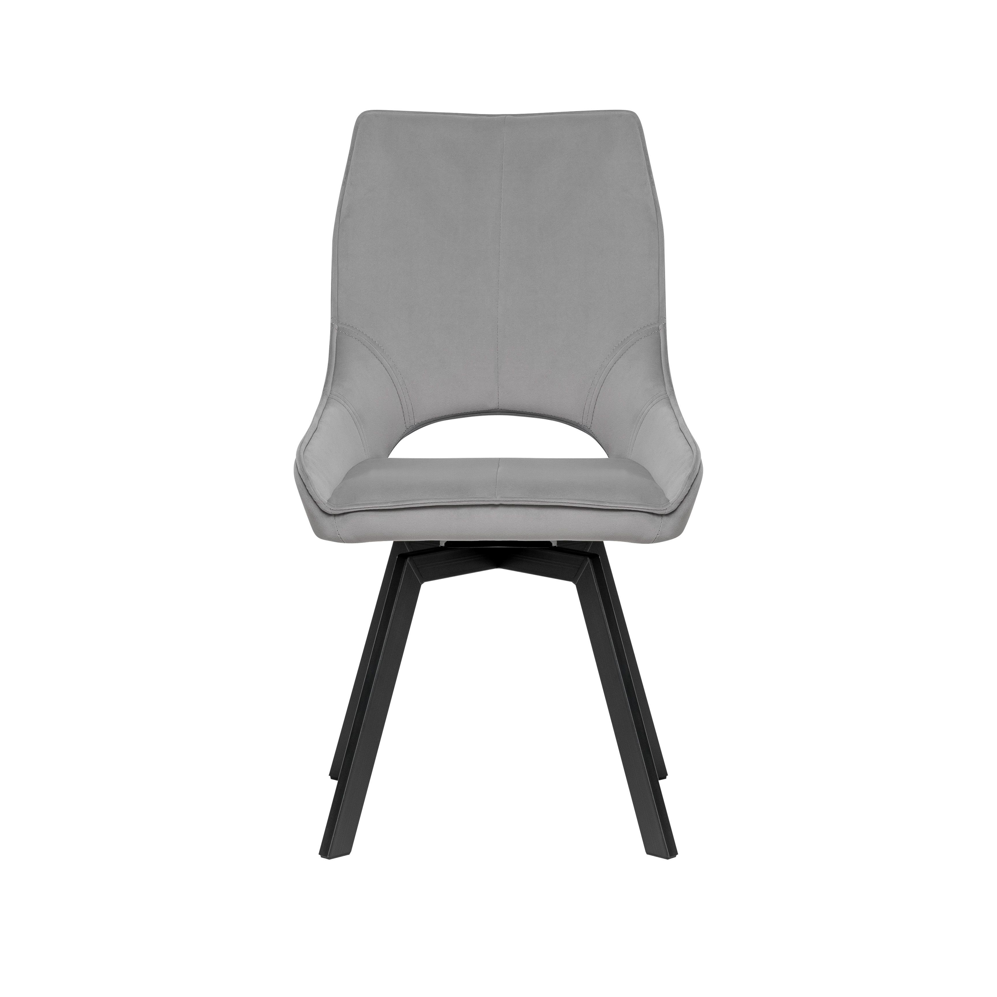 Стул Лесет Галвес 360, черный/серый по цене 