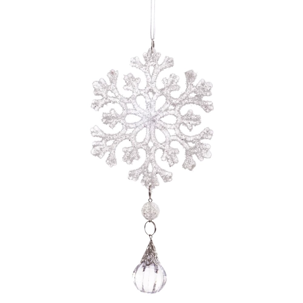 Украшение новогоднее Снежинка 10х3х20см арт.808087 по цене 