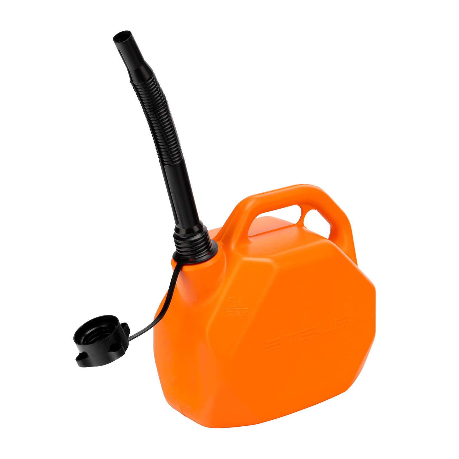 Канистра для гсм, пластиковая, со скошенными углами, 5 литров Стелс по цене 