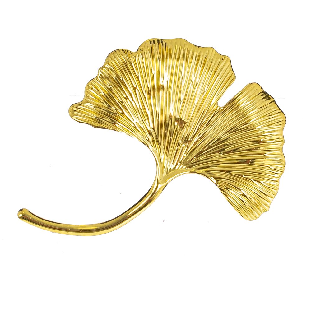 Кольцо для салфетки Листок золото 5,5х7х4см арт.796804 по цене 