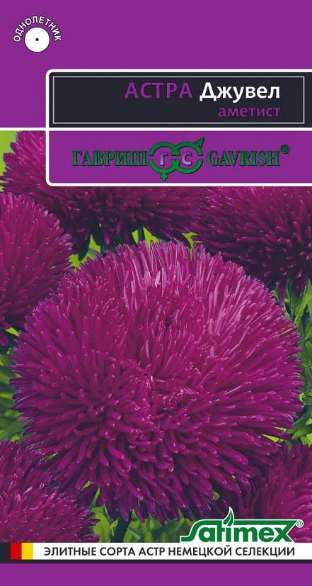 Семена астра Джувел Аметист, однолетняя игольчато-коготковая 0,05г Гавриш 