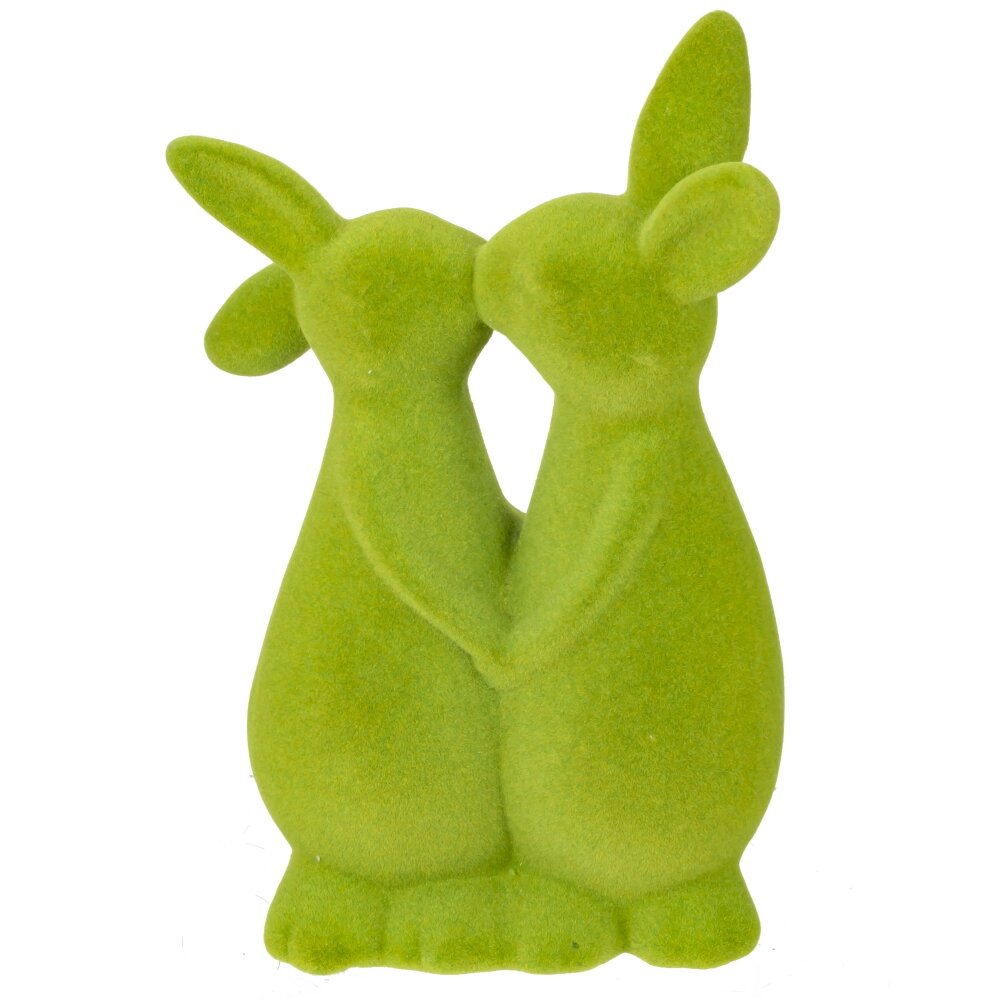 Фигурка декоративная Зайцы 10х7х18,5см арт.816136 по цене 