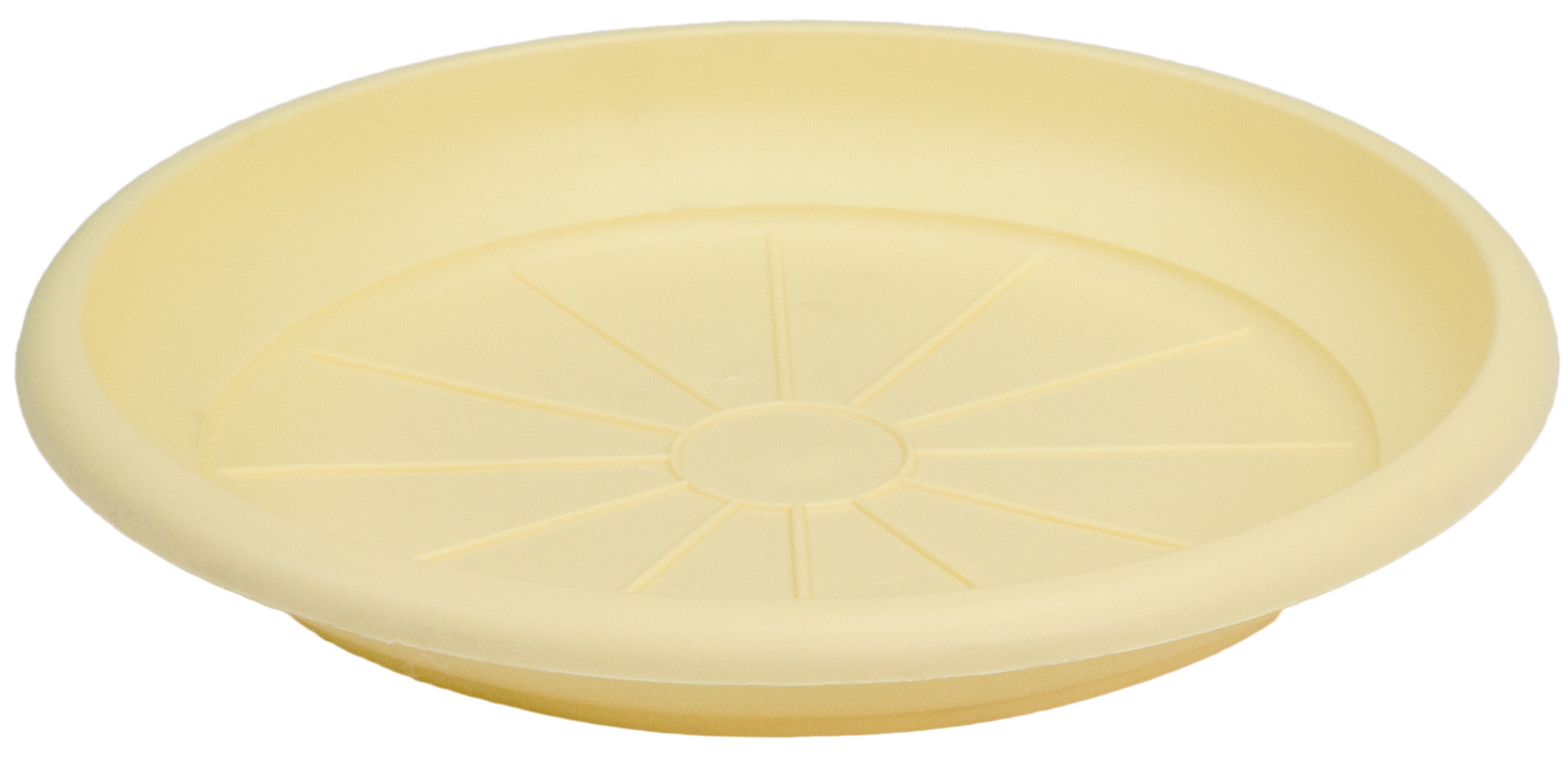 Поддон Сантино ТЕРРА для кашпо 6л пластик d21,5см крем по цене 