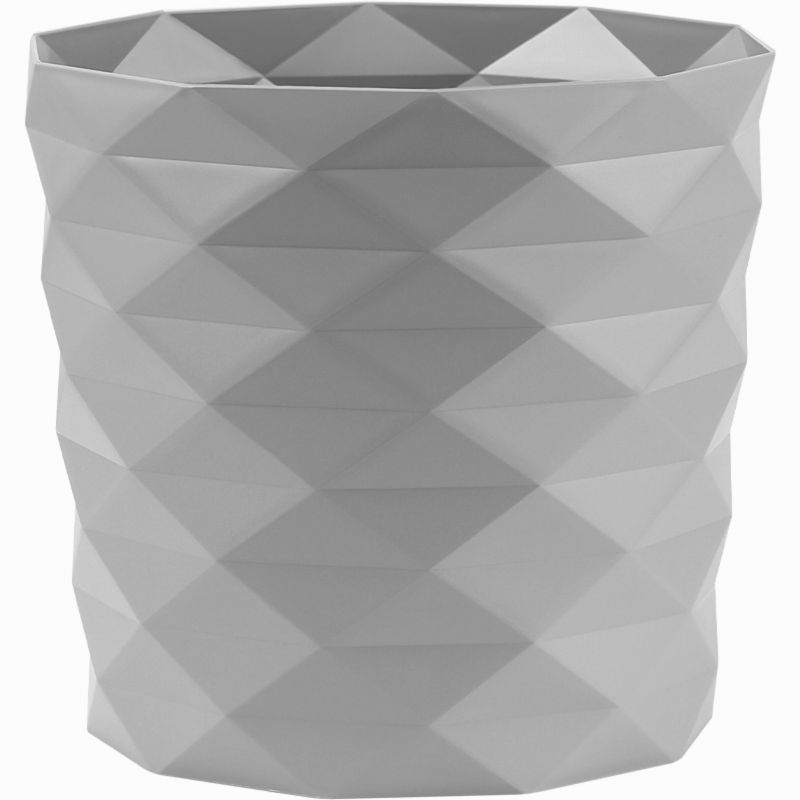 Кашпо Диамант 3л Серый Жемчуг арт.КШ-4640 по цене 