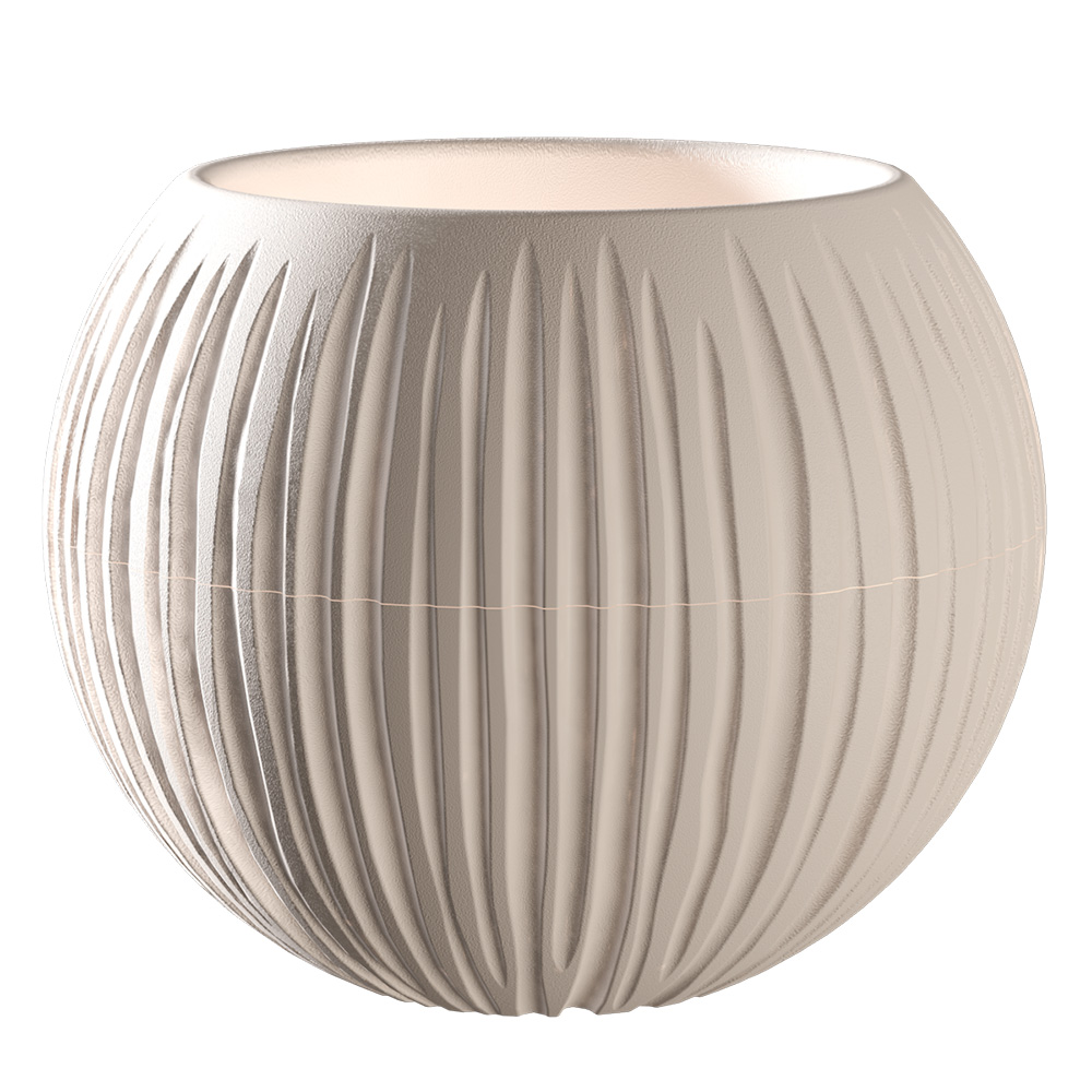 Кашпо Сфера 1,7 л Пудровый арт.КШ-9522 по цене 