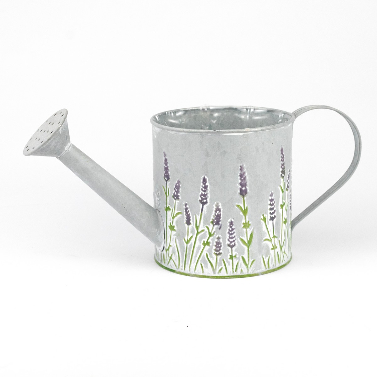 Кашпо Лейка 30х11,5х12см серый, металл по цене 