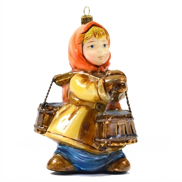 Девочка с ведрами