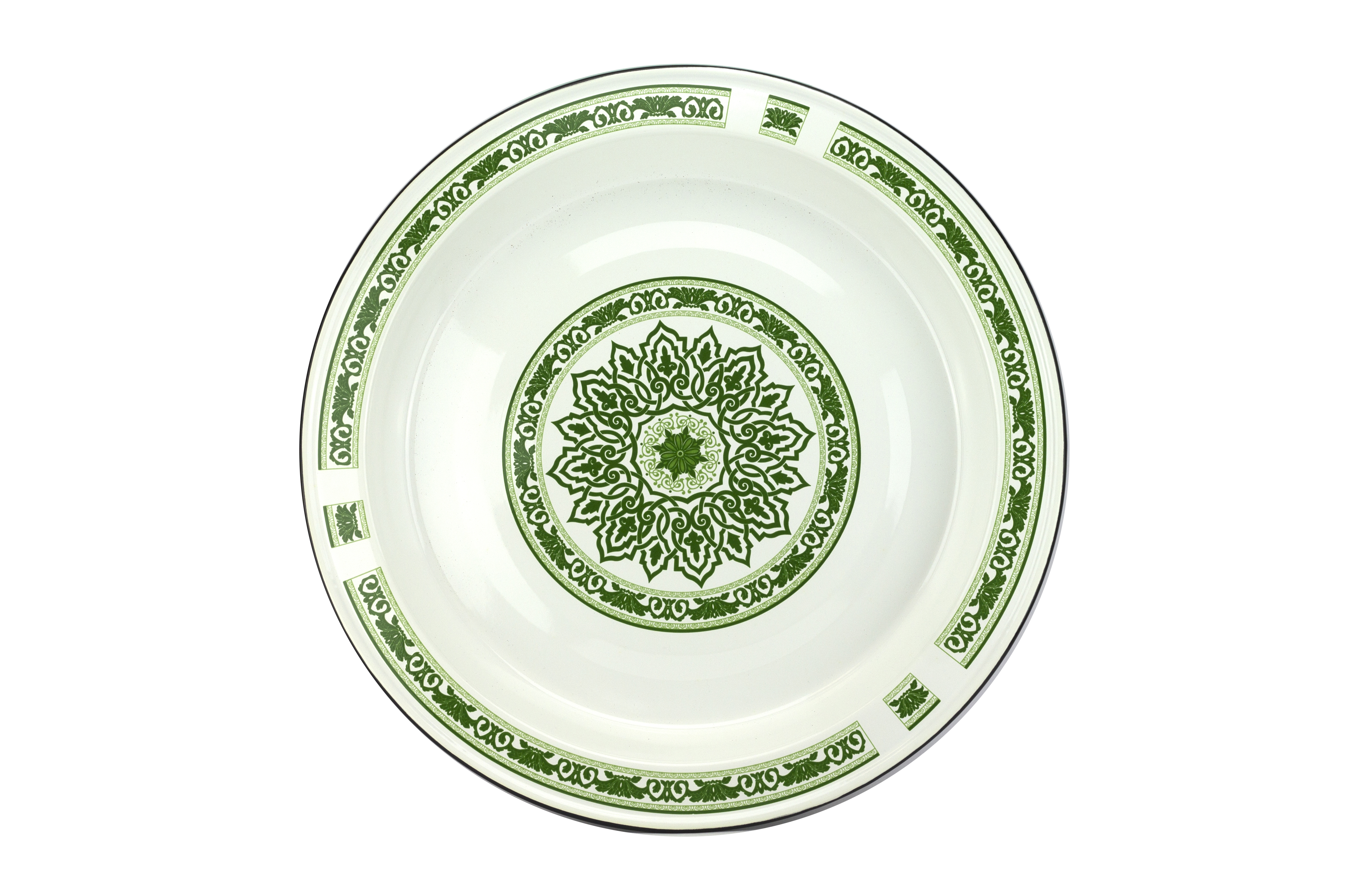 Блюдо эмаль 4,5л 49см Лейла, сталь+эмаль арт.01-0815 А/6М по цене 