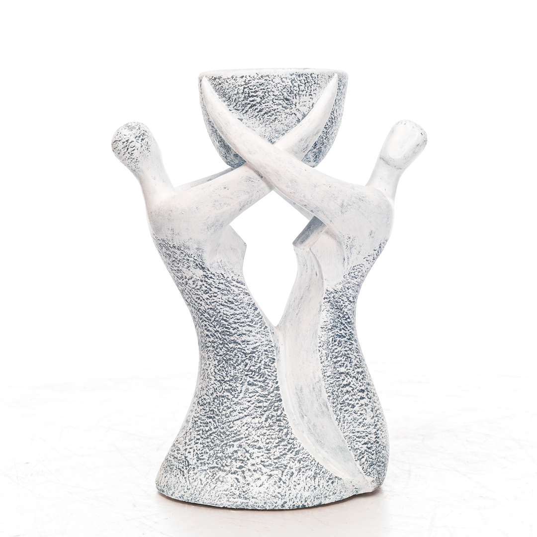 Кашпо садовое Нежность полистоун арт.U09213-ВТ по цене 