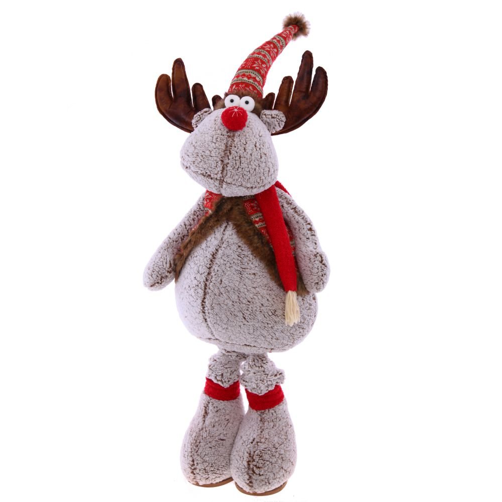 Игрушка набивная Олень 43х23х155см по цене 