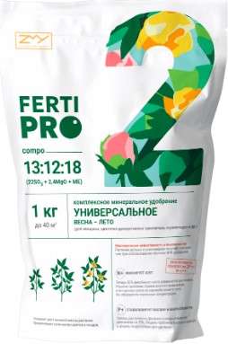 Удобрение сухое  Фертипро весна-лето минеральное 1кг по цене 