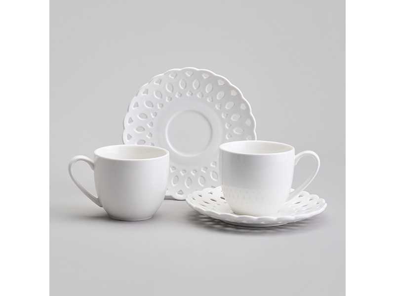 Набор чайный Лефард Стиль на 2пер 4пр 220мл, фарфор арт.441-036 по цене 