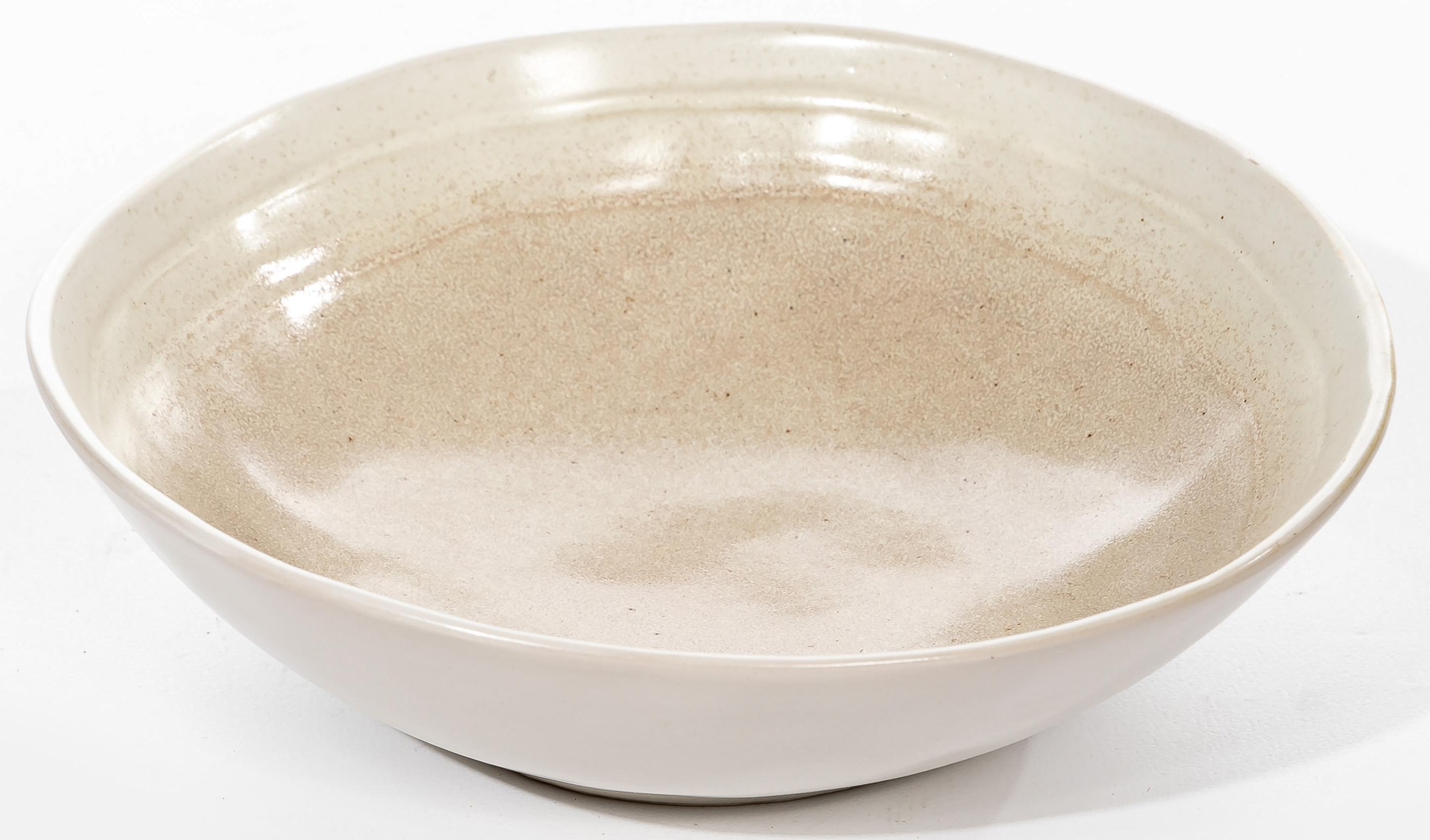 Тарелка глубокая Саманта 19см, бежевый, керамика арт.234-60019 по цене 