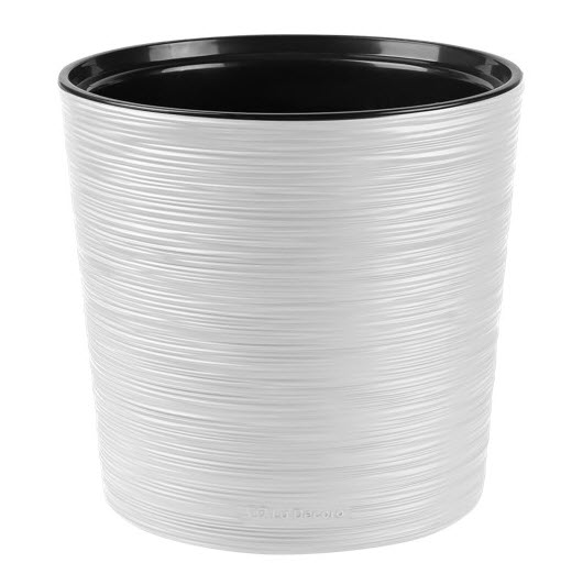 Кашпо Ла Декоро 7,5л белый, пластик арт.КШ-0687 по цене 