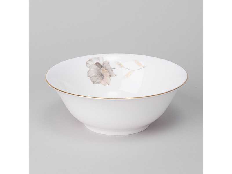 Салатник Лефард Вдохновение Золотой цветок 800мл, фарфор арт.422-122 по цене 