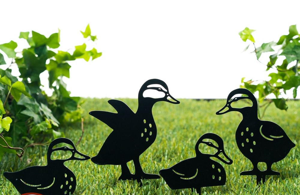 Фигура садовая Утки 4шт, металл арт.801-138B по цене 