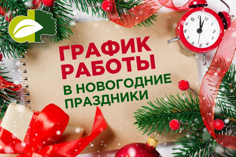 Режим работы в новогодние праздники