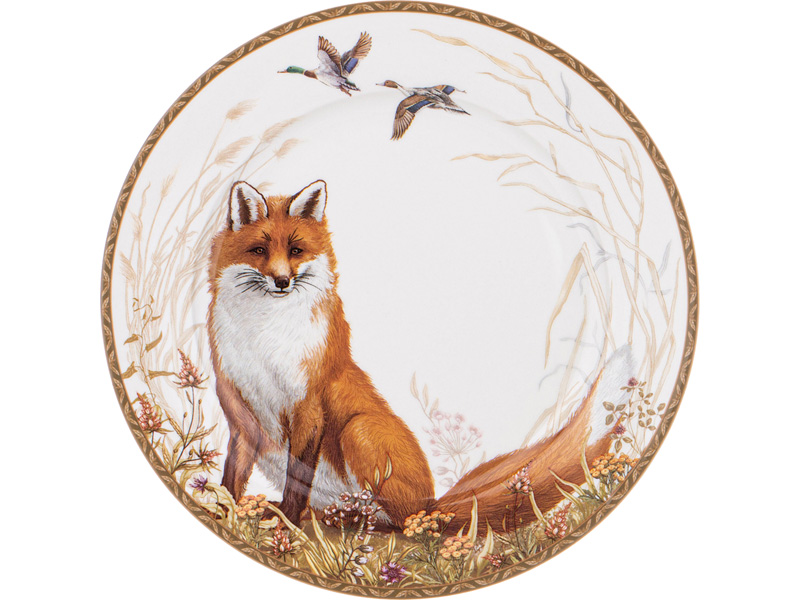 Тарелка закусочная Лефард Охота 20,5см фарфор арт.590-511 по цене 