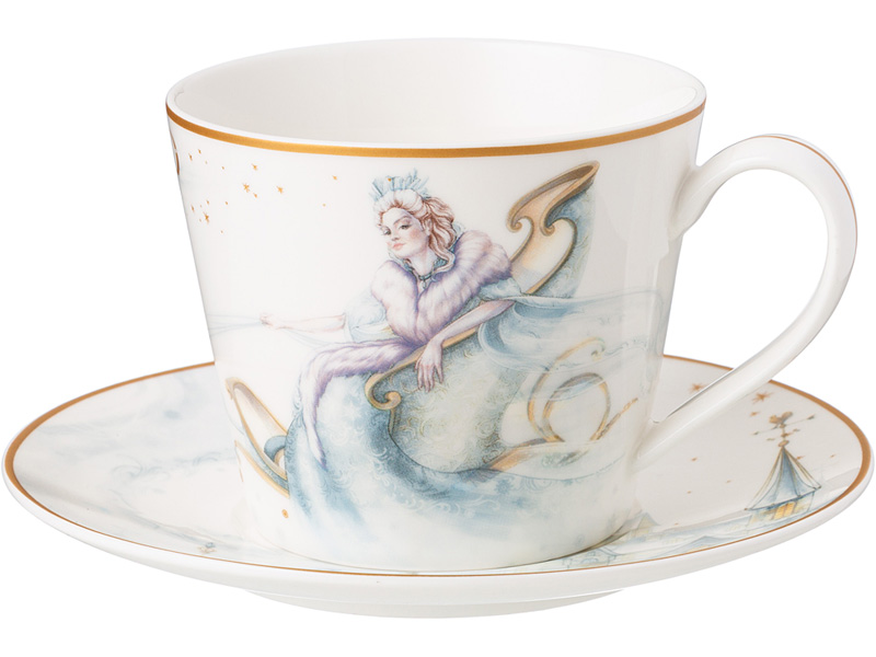 Пара чайная Лефард Снежная Королева фарфор 300мл арт.590-543 по цене 