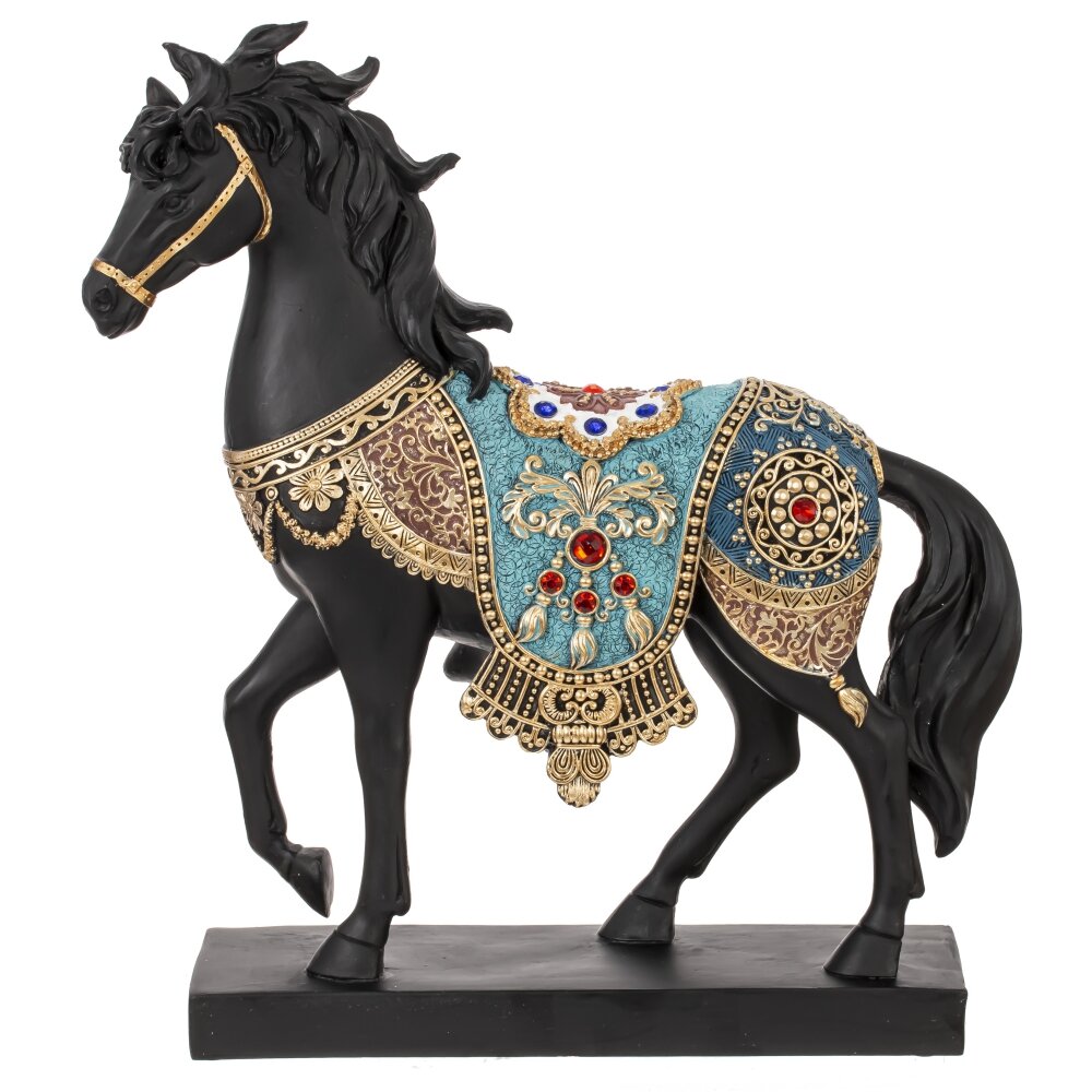 Фигурка декоративная Лошадь 27х7,5х31,5см арт.822816 по цене 