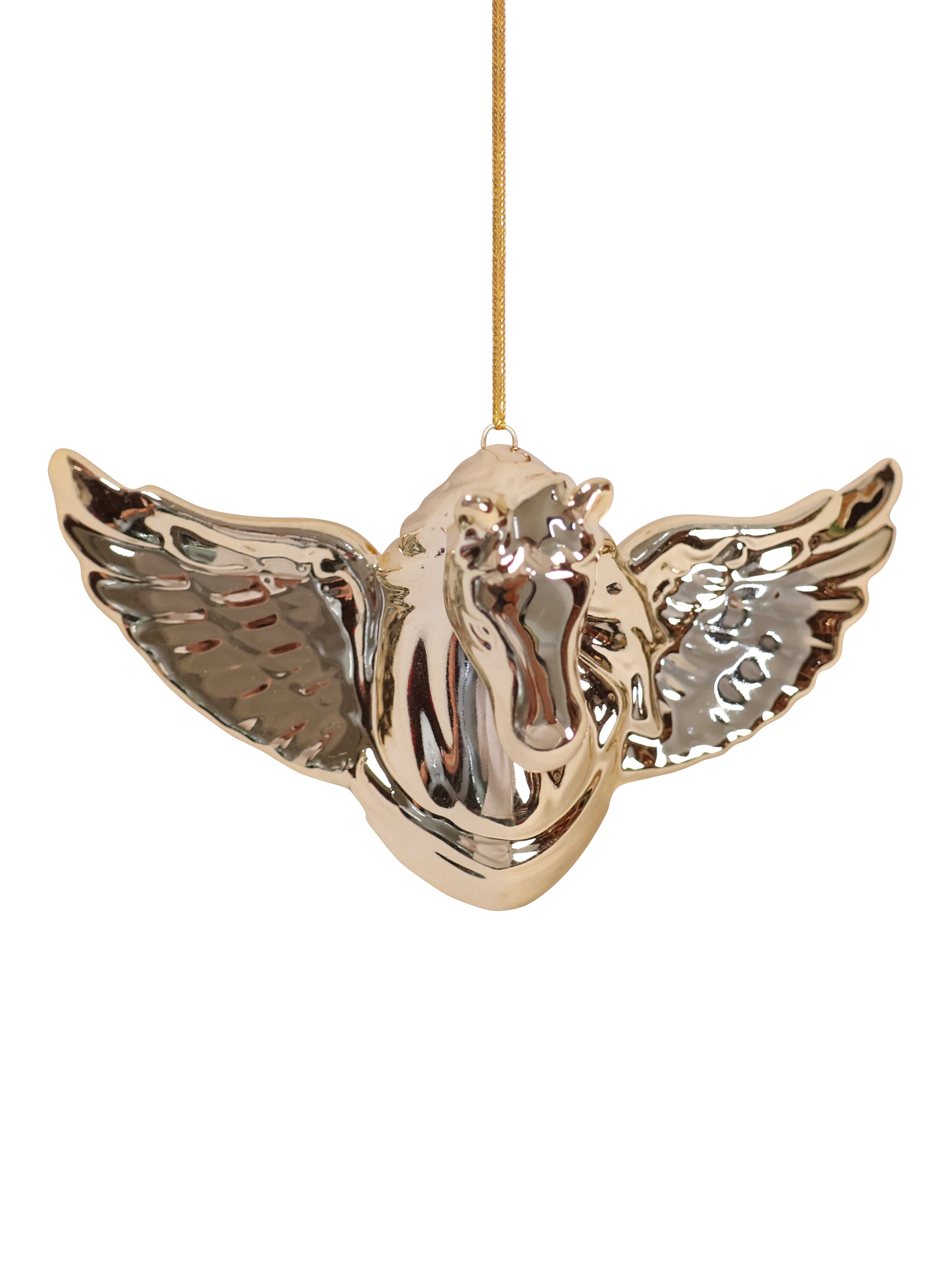 Украшение новогоднее Птица 5,6x4,8x9,7см, фарфор арт.94960 по цене 