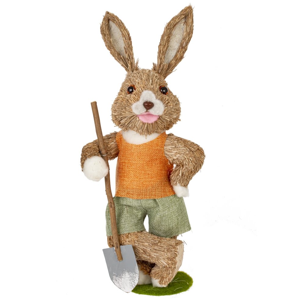Фигурка декоративная Заяц 17x11x42см арт.815136 по цене 