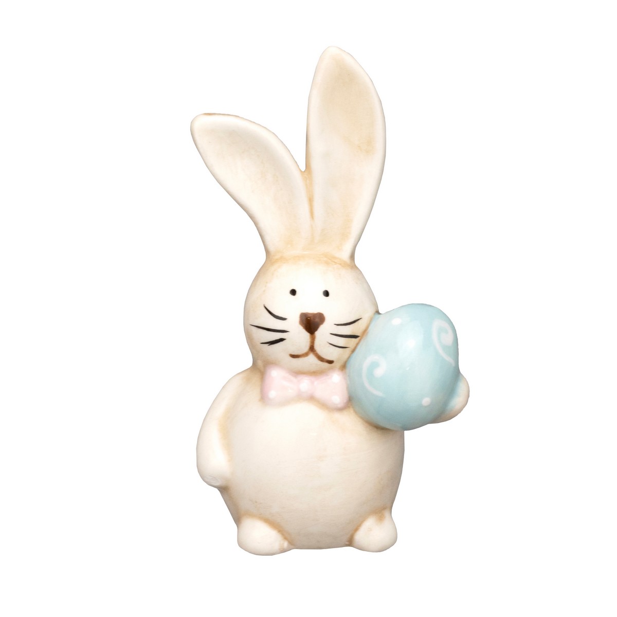 Фигурка Кролик 12,5x7x5,5см кремовый, керамика по цене 