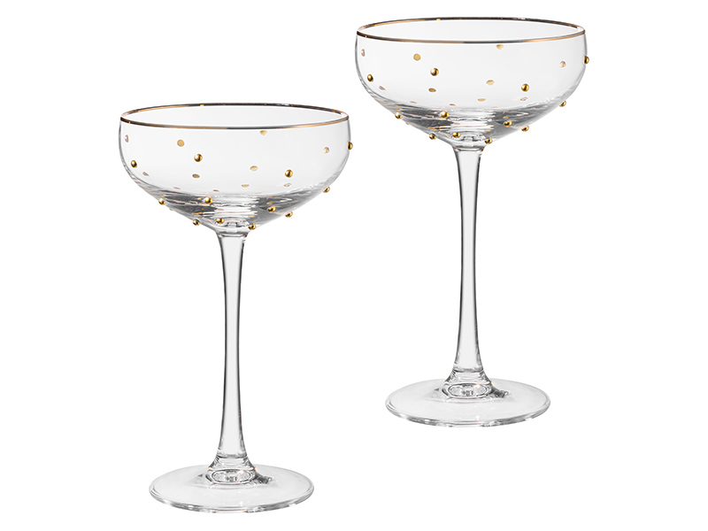 Набор креманок Голди 2шт 270мл, стекло арт.685-112 по цене 