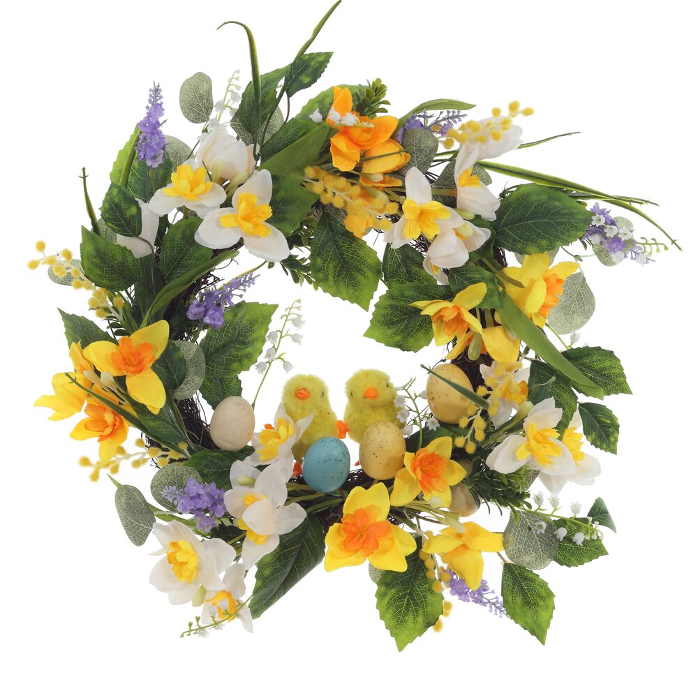 Изделие декоративное Венок пасхальный 50х12х50см арт.819497 по цене 