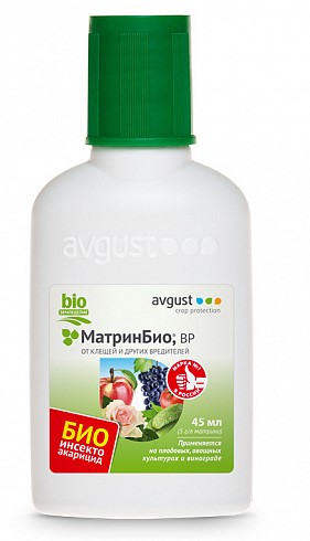 Инсектицид Август МатринБио от клещей 45мл по цене 