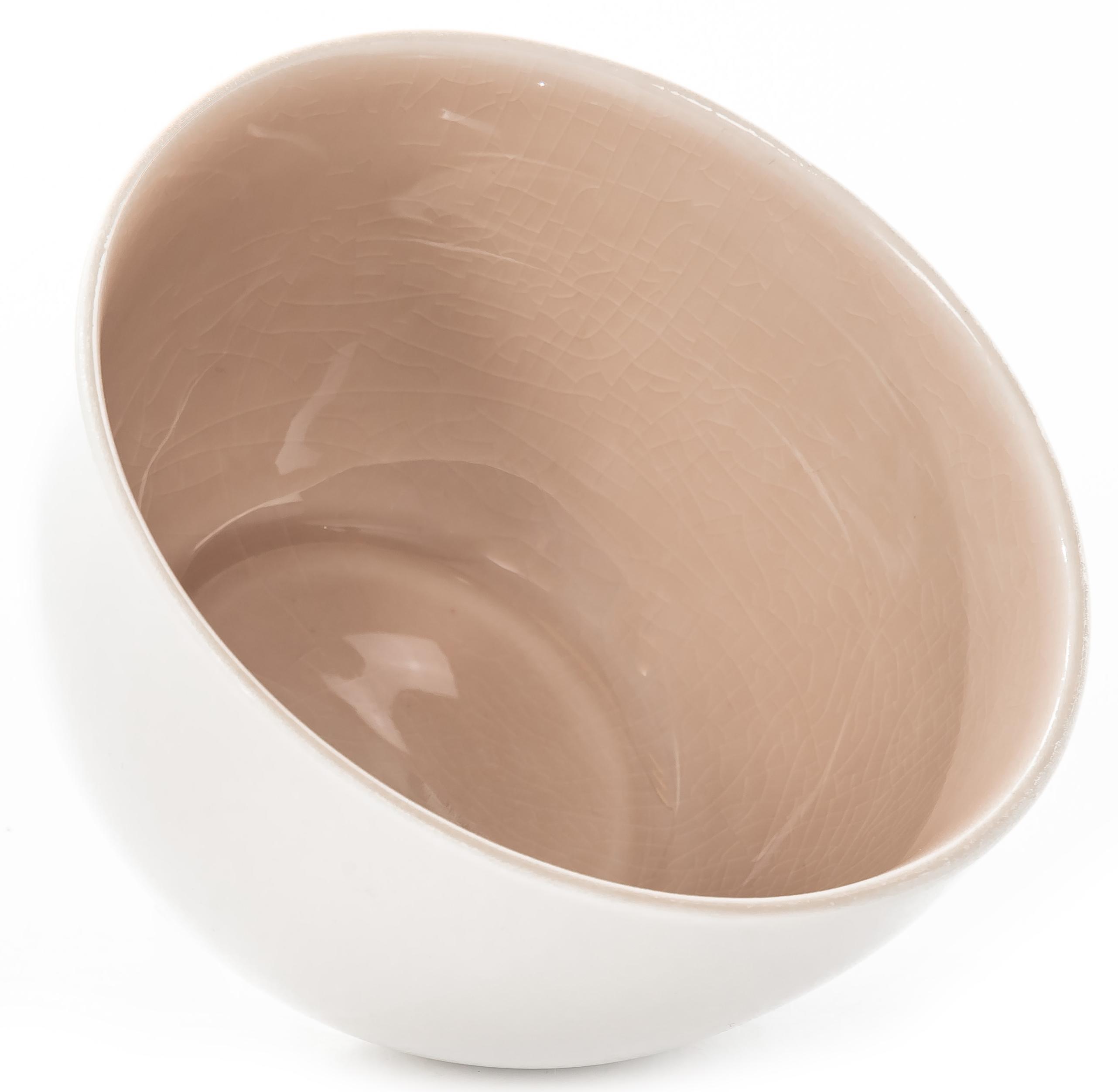 Салатник Мейбел 600мл, фарфор, пыльная роза кракелюр арт. 236-28019 по цене 