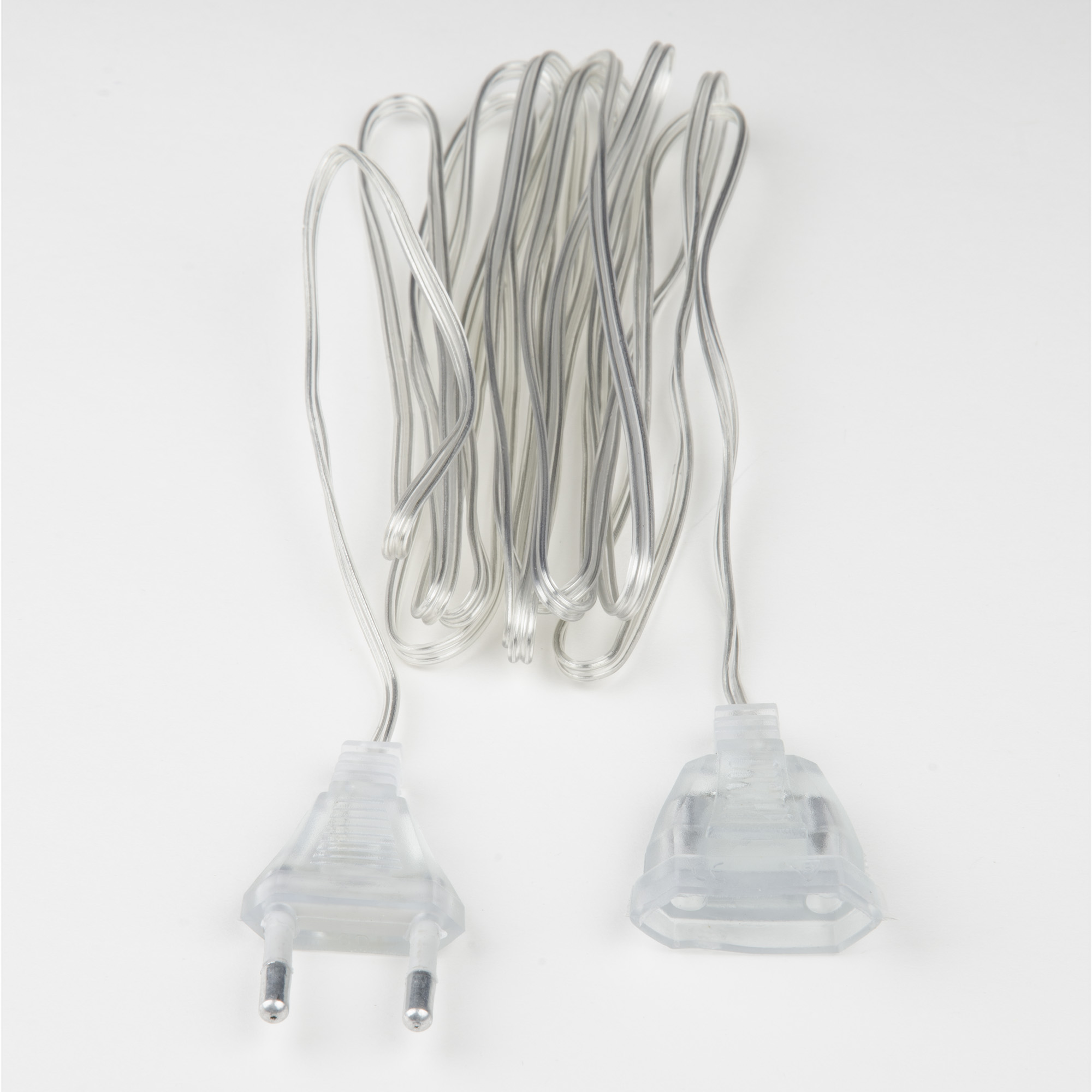 Удлинитель для подключения электрогирлянд 2м 220v  арт.UL-00007299 по цене 